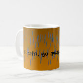 Westie Regen-Tasse Kaffeetasse (Vorderseite Links)