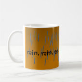 Westie Regen-Tasse Kaffeetasse (Links)