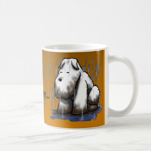 Westie Regen-Tasse Kaffeetasse (Rechts)