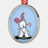 Westie Rentier Ornament (Links)