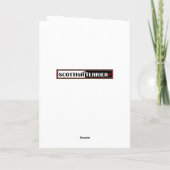 Westie Royal Crown Feiertagskarte (Rückseite)