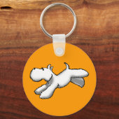 Westie Run Schlüsselanhänger (Vorderseite)