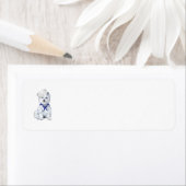Westie Sailor Return Address Label (Insitu)