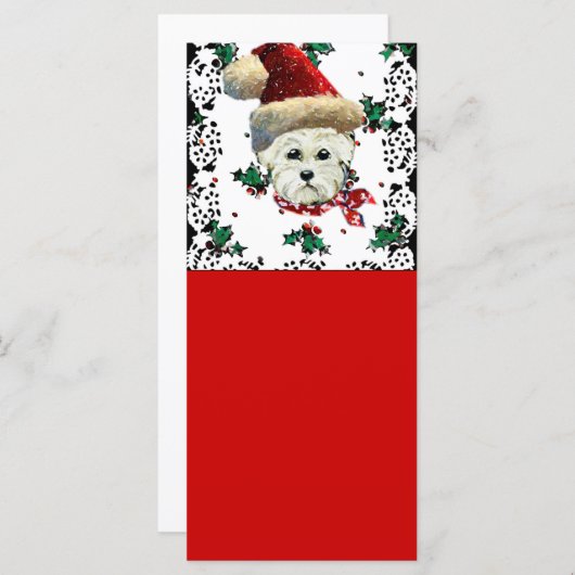 Westie Santa (Vorne/Hinten)