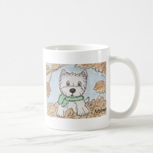 WESTIE SCHAL KAFFEETASSE (Rechts)