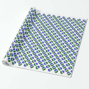 westie Schnekugel Geschenkpapier
