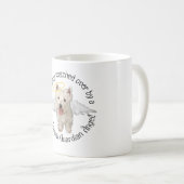 Westie-Schutzengel Kaffeetasse (VorderseiteRechts)