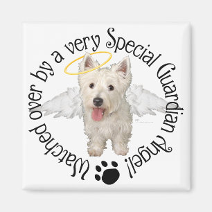 Westie-Schutzengel Magnet