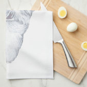 Westie & Scottie bei Ease Geschirrtuch (Viertel Falte)