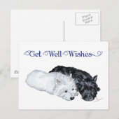 Westie & Scottie bei Ease Postkarte (Vorne/Hinten)