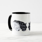 Westie & Scottie bei Ease Tasse (Vorderseite Links)