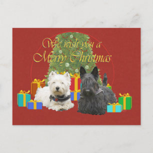 Westie & Scottie Frohe Weihnachten