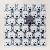 Westie Scottie Terriers Puzzle (Vertikal)
