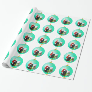 Westie Scottie Weihnachtsbaumschmuck Geschenkpapier