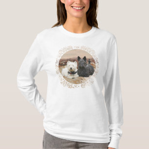 Westie & Scottie Zusammen Herbst T-Shirt