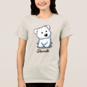 Westie Shweetie Tri-Blend Shirt (Vorderseite)