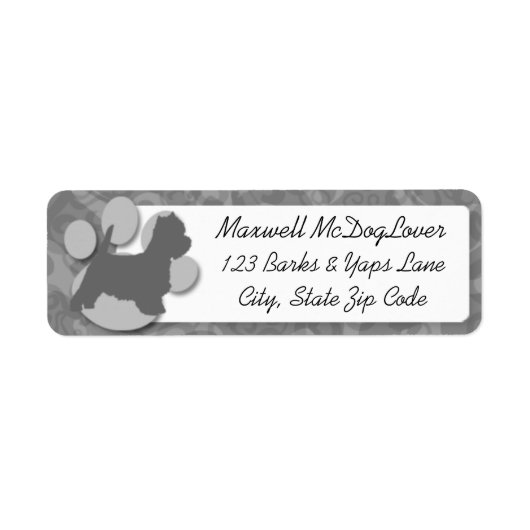 Westie Silhouette (Vorne)