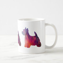 Westie Silhouette Dog Kaffeetasse
