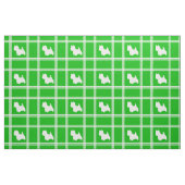Westie-Silhouette über Grün Stoff (Yard (91,4 cm))