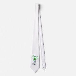 Westie St Patricks Day Krawatte