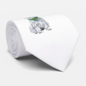 Westie St Patricks Day Krawatte (Gerollt)