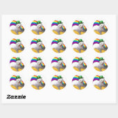 Westie St Patricks Stickers (Blatt)