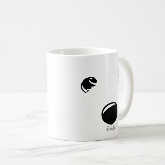 Westie stellen Tasse gegenüber (VorderseiteRechts)