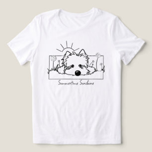 Westie Sunshine T - Shirt Tri-Blend Shirt
