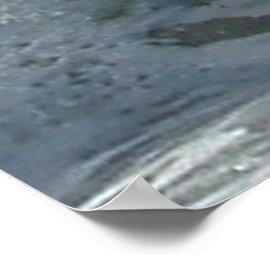 Westie Surfer Poster (Ecke)