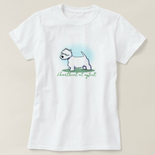 Westie Terrier 100% Baumwoll-T-Shirt T-Shirt