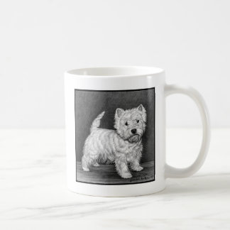 Westie Terrier Art von Glenda S. Harlan Kaffeetasse