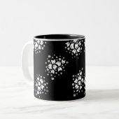 Westie Terrier Bouquets Tasse (Vorderseite Links)