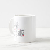 Westie Terrier coffee Tasse (Vorderseite Links)