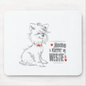 Westie Terrier MousePad (Vorne)