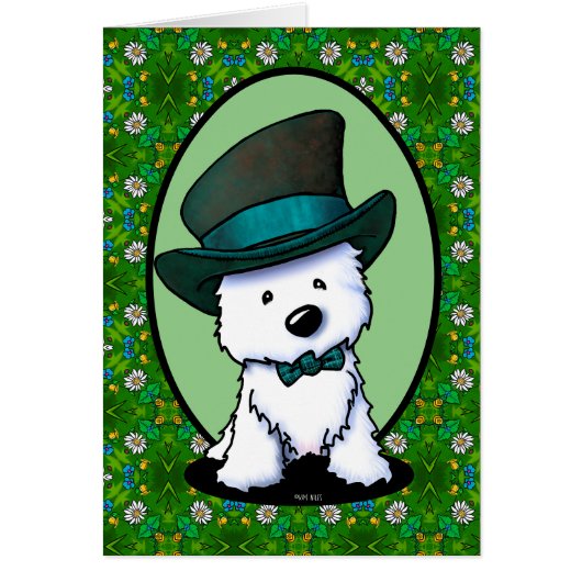 Westie Terrier Saint Paddy's Day (Vorne)
