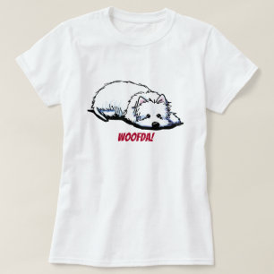 Westie Terrier Woofda Tri-Blend-Shirt T-Shirt