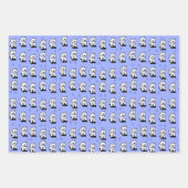 Westie The Dog KiniArt Wrapping Paper Sheets Geschenkpapier Set (Vorderseite)