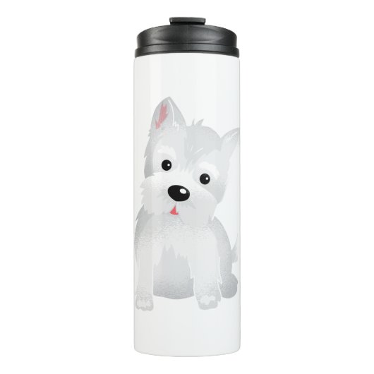 Westie Thermosbecher (Vorderseite)