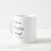 Westie Thing Kaffeetasse (Vorderseite Links)