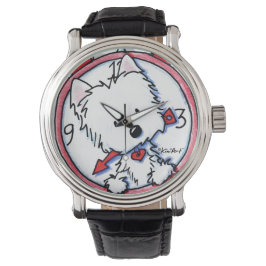 Westie Time Wrist Watch Armbanduhr