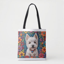 Westie Tote Bag Tasche