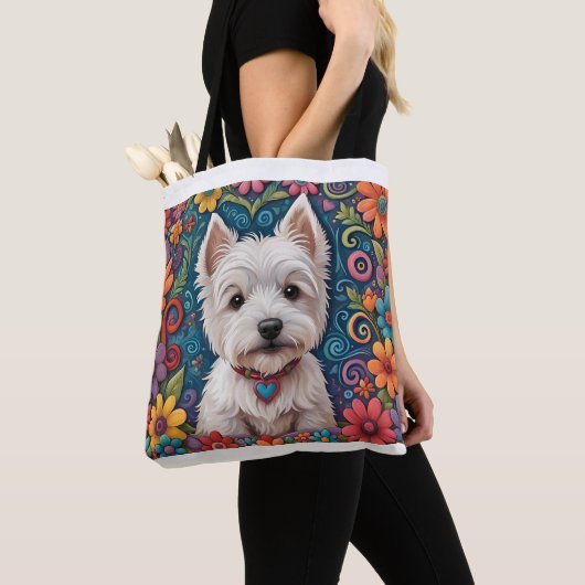 Westie Tote Bag Tasche (Von Nahem)