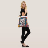 Westie Tote Bag Tasche (Am Model)