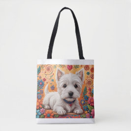 Westie Tote Bag Tasche