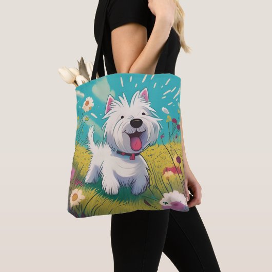 Westie Tote Bag Tasche (Von Nahem)