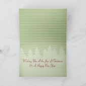 Westie Toyland Weihnachtskarte Feiertagskarte (Innenseite)