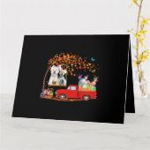 Westie Tragen eines sonnigen Ohrrottrucks mit Eier Karte (Gelbe Blume)