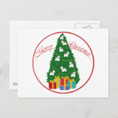 Westie Tree Postkarte (Vorne/Hinten)