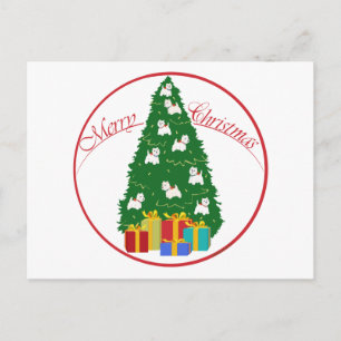Westie Tree Postkarte