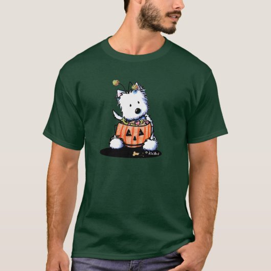 Westie Trick für Leckerei T-Shirt (Vorderseite)